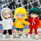 XiDonDon Doll Clothes Sports Hoodie for Ob11, GSC, YMY, BODY9, Molly, 1/12 BJD Doll Toys Accessories (Yellow)