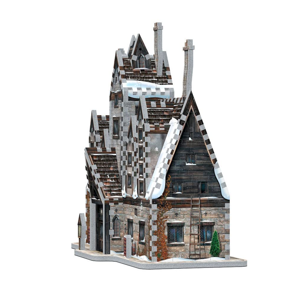 Wrebbit3D Harry Potter 3D Puzzle Model of Hogsmeade - The Three Broomsticks | 395 Jigsaw Puzzle Pieces | Build and Journey Through the Wizarding World
