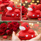 4E's Novelty 3" Valentines Rubber Duck - 2 Pack Large Red XOXO Sweetheart Ducky for Romantic Decoration, Jeep Ducking, Bath Toy, Cake Topper, Party