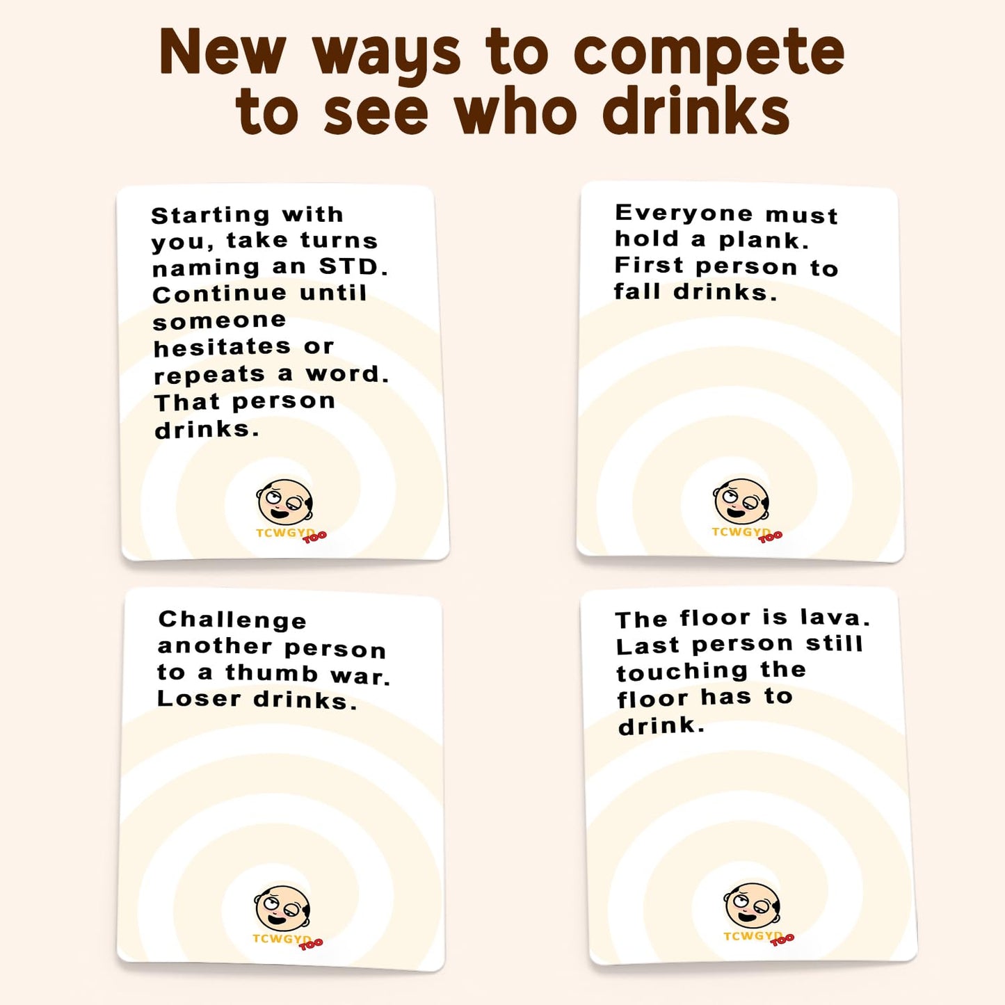 These Cards Will Get You Drunk Too [Expansion], Fun Adult Drinking Game for Parties