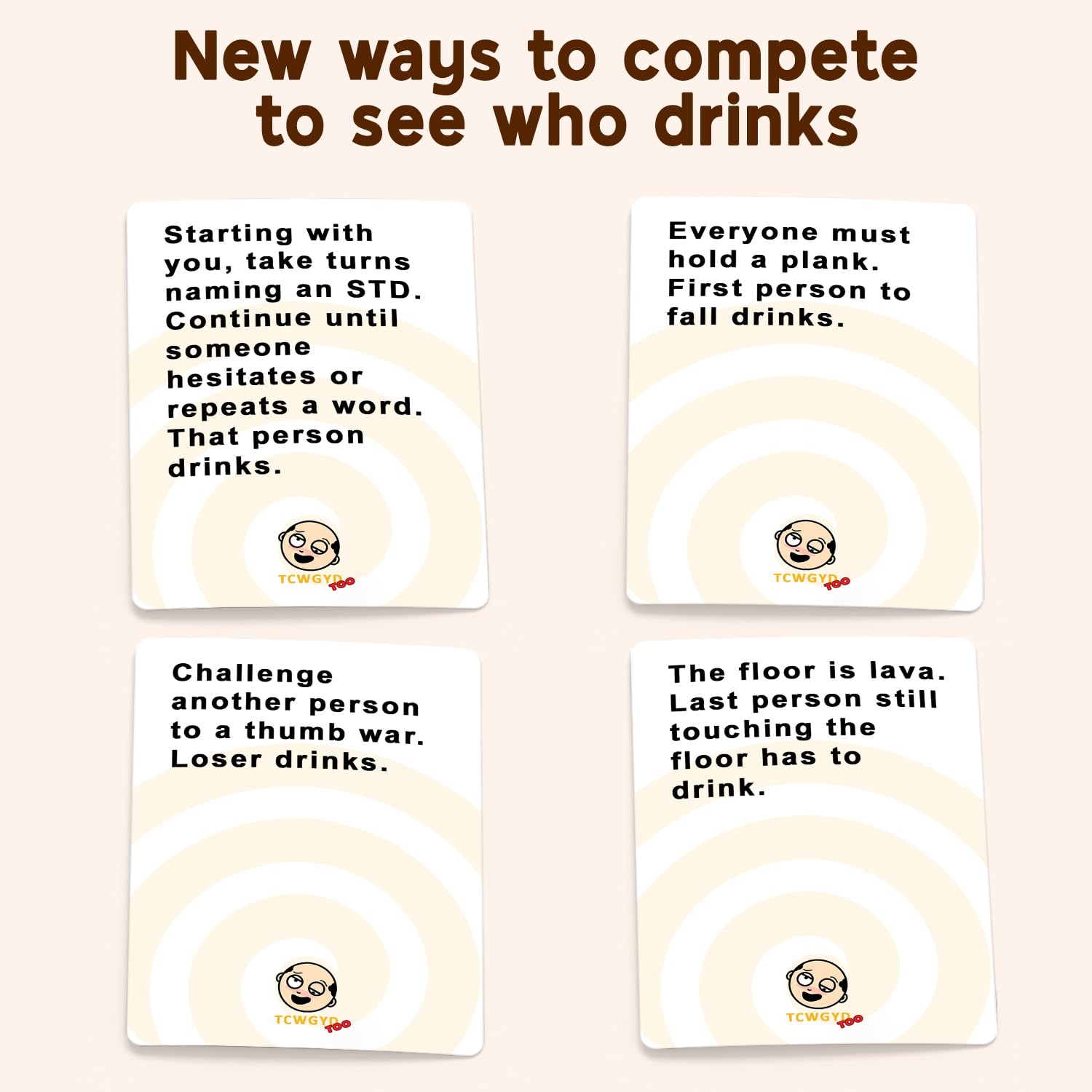 These Cards Will Get You Drunk Too [Expansion], Fun Adult Drinking Game for Parties