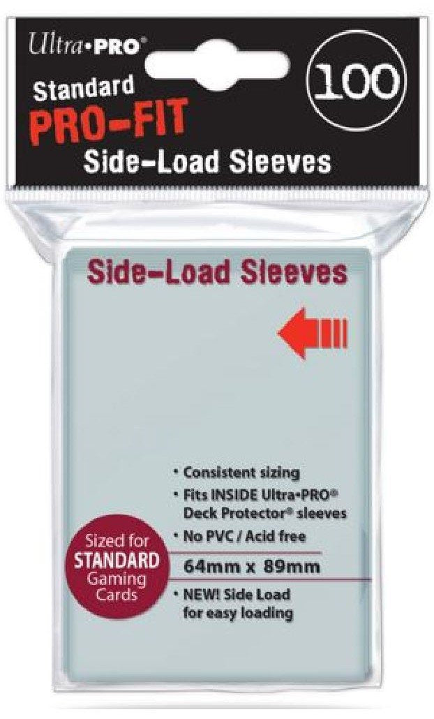 (500) ULTRA PRO PRO-FIT Side Loading Inner Card Sleeves MTG Pokemon STANDARD Deck Size (5 packs of 100) [Double Sleeving]