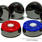 Shuffleboard Pucks Set of 8(2 5/16" (58mm)) with 2 Cans Shuffleboard Sand