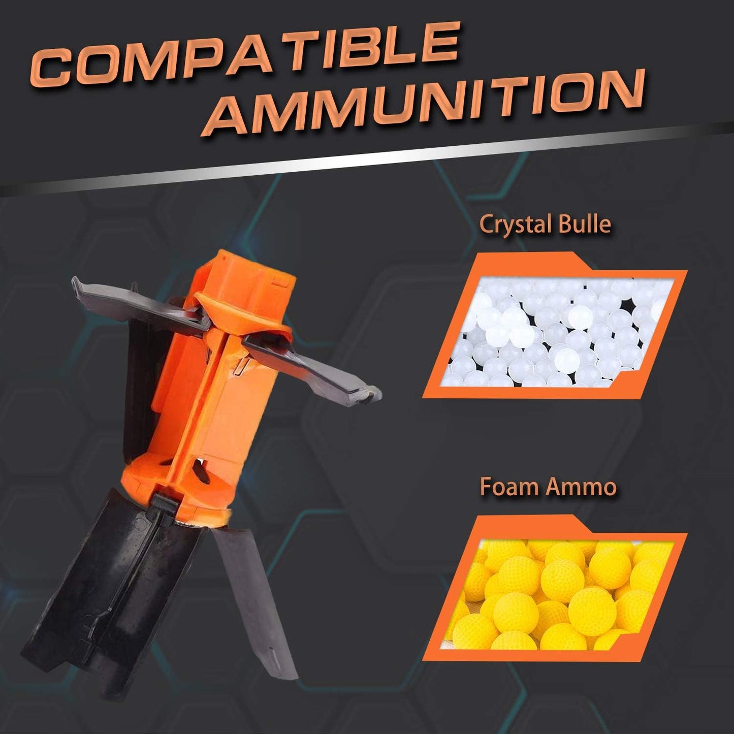 Ruibytree CS Tactical Hand Grenade Toy for Nerf Rival Battle Games