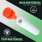 TORMEN Refill Suction Darts,Compatible for Nerf Elite Series Blasters Toy Guns-Glow in The Dark,White 100Pcs