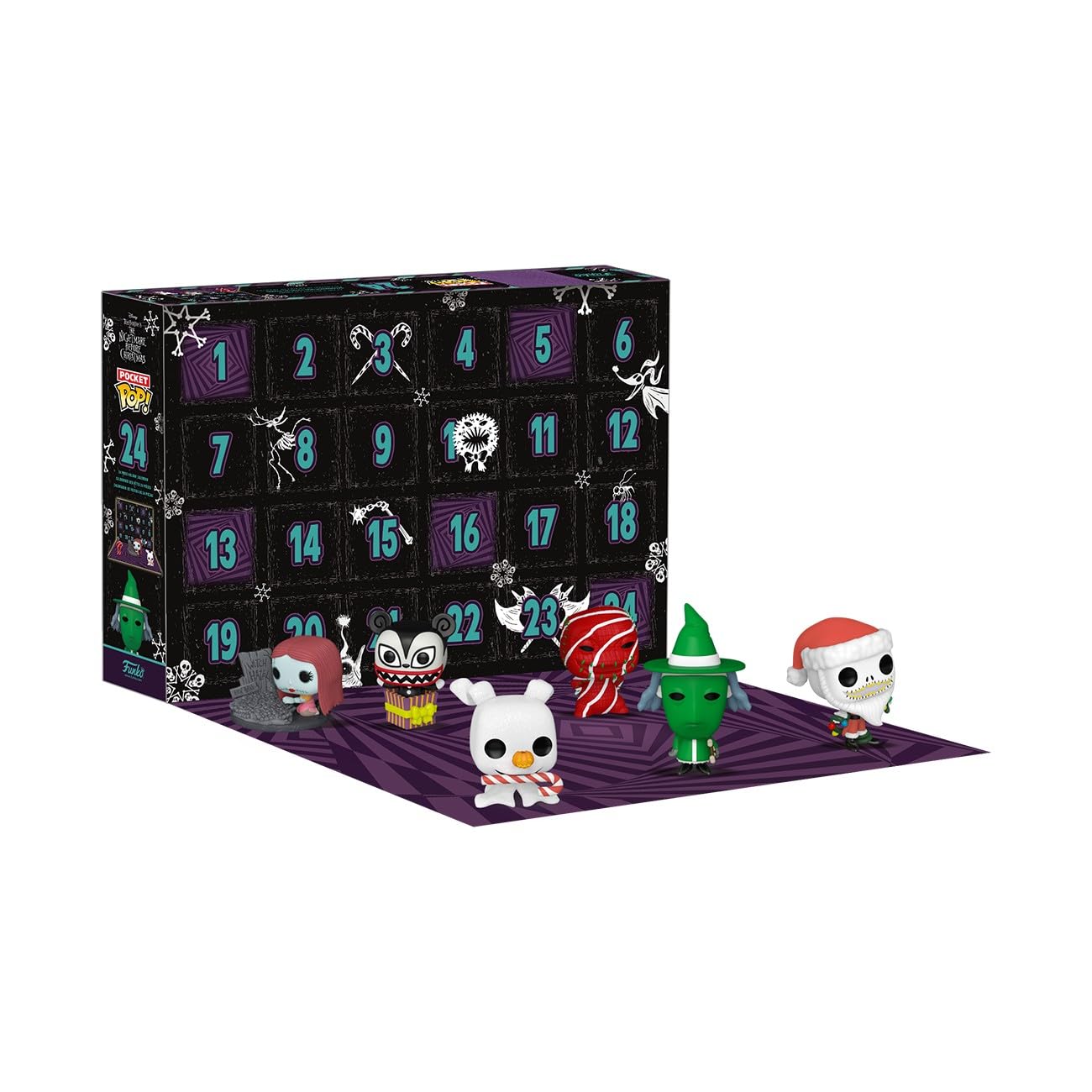 Funko Pop! Countdown Calendar: The Nightmare Before Christmas - 24 Days of Surprises - Collectible Vinyl Mini Figures - Mystery Box - Gift Idea