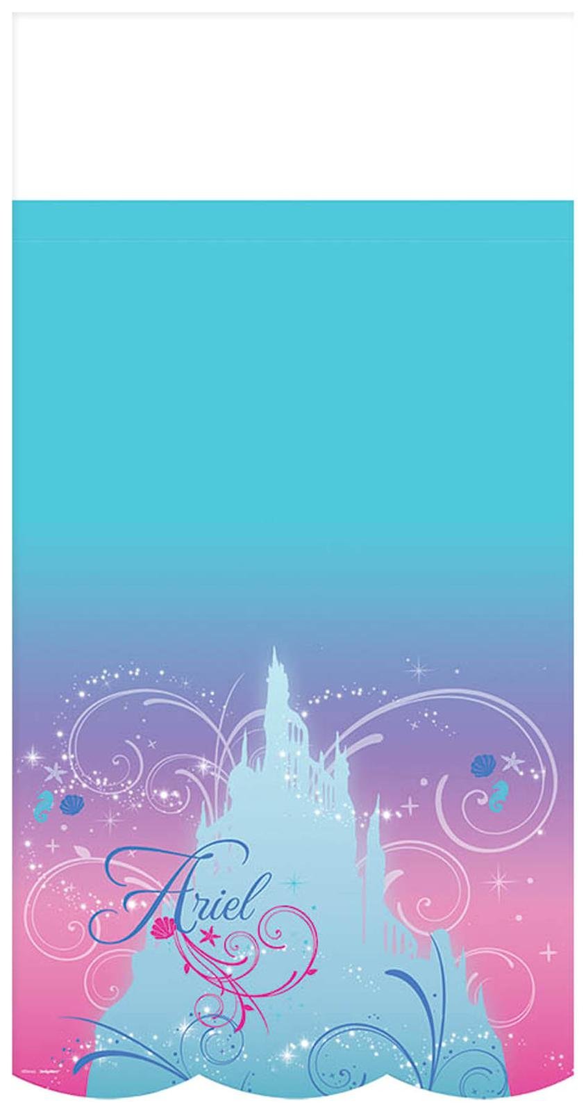 Designware The Little Mermaid Plastic Table Cover, 54 x 96"