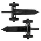 Tim Mee Toy TimMee M3 Artillery - Black 4pc Plastic Army Men Cannon Playset - Made in USA