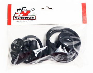 Game Room Guys Stern Pinball Black Rubber Ring Kit Compatible with Austin Powers Pinball Machine