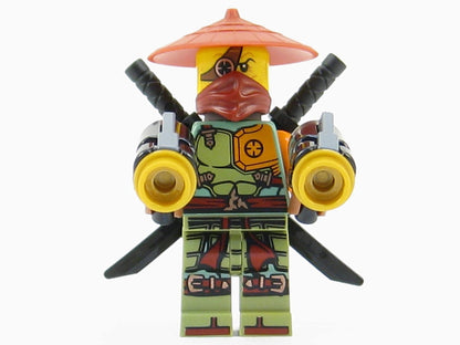LEGO Ninjago: Ronin Minfigure with Dual Swords and Blasters