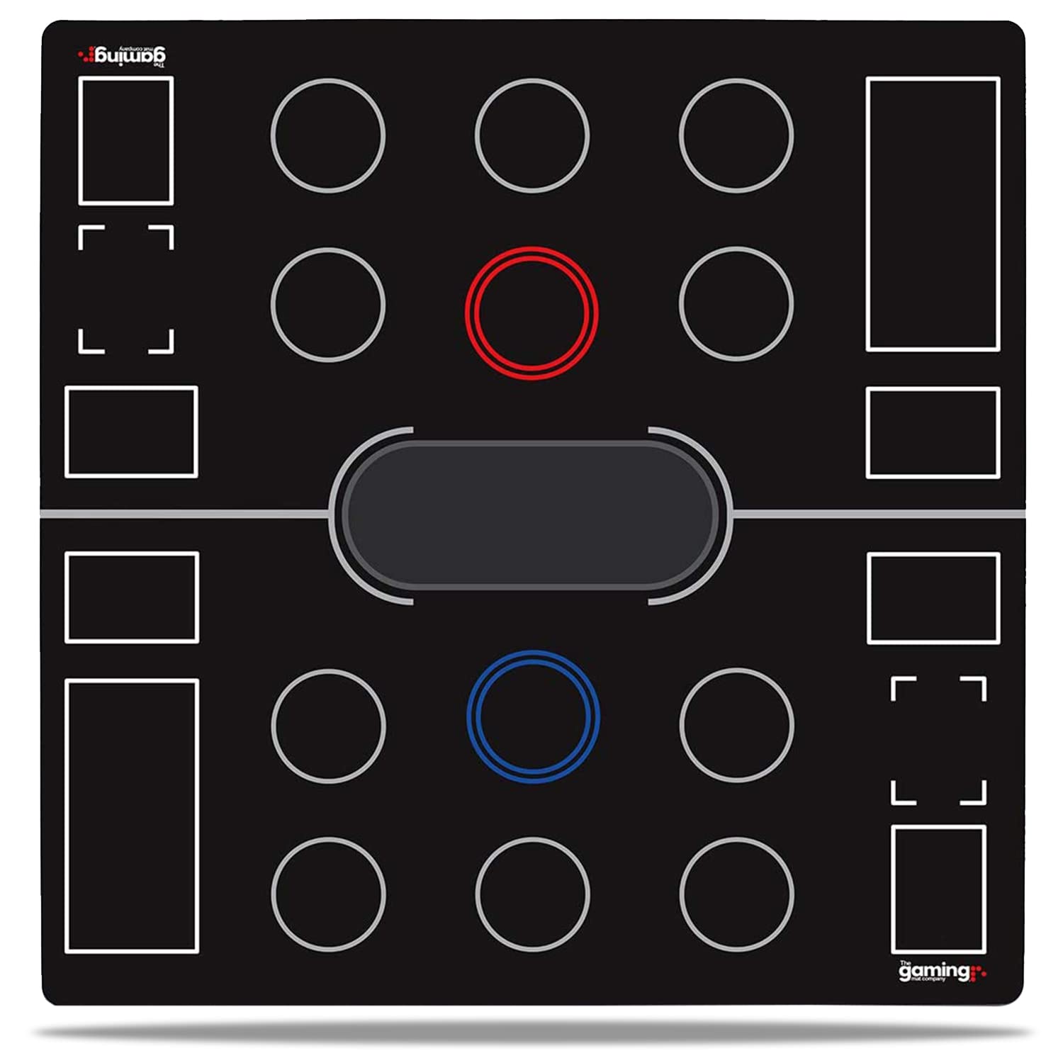 The Gaming Mat Company 2 Player CARDFIGHT!! Vanguard Gaming Mat for Vanguard TCG Cards - Deluxe 28" x 28" x 0.16" with Rear Guard & Guardian Circles