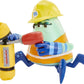 Mattel Pixar Monsters at Work Cutter Action Figure, Collectible Disney Plus Character Toy with Accessories, 4.75-in Tall Posable Authentic Detail
