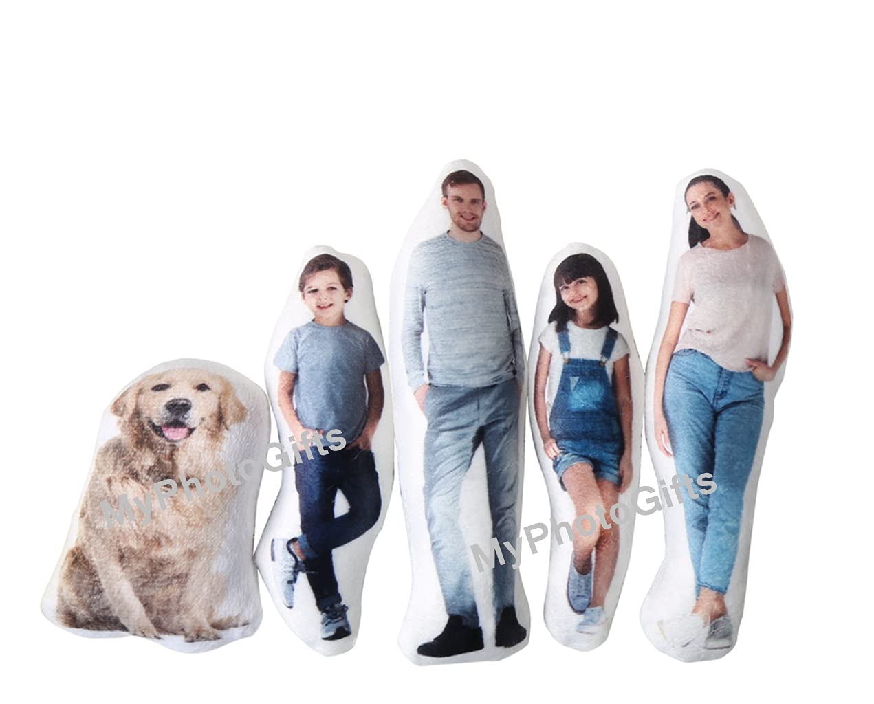 Custom Dolls Family Personalized Dolls Custom Photo Pillow Family Adoption Gift Moving Away Gift Long Distance Gift (2 Dolls, 6 inches)