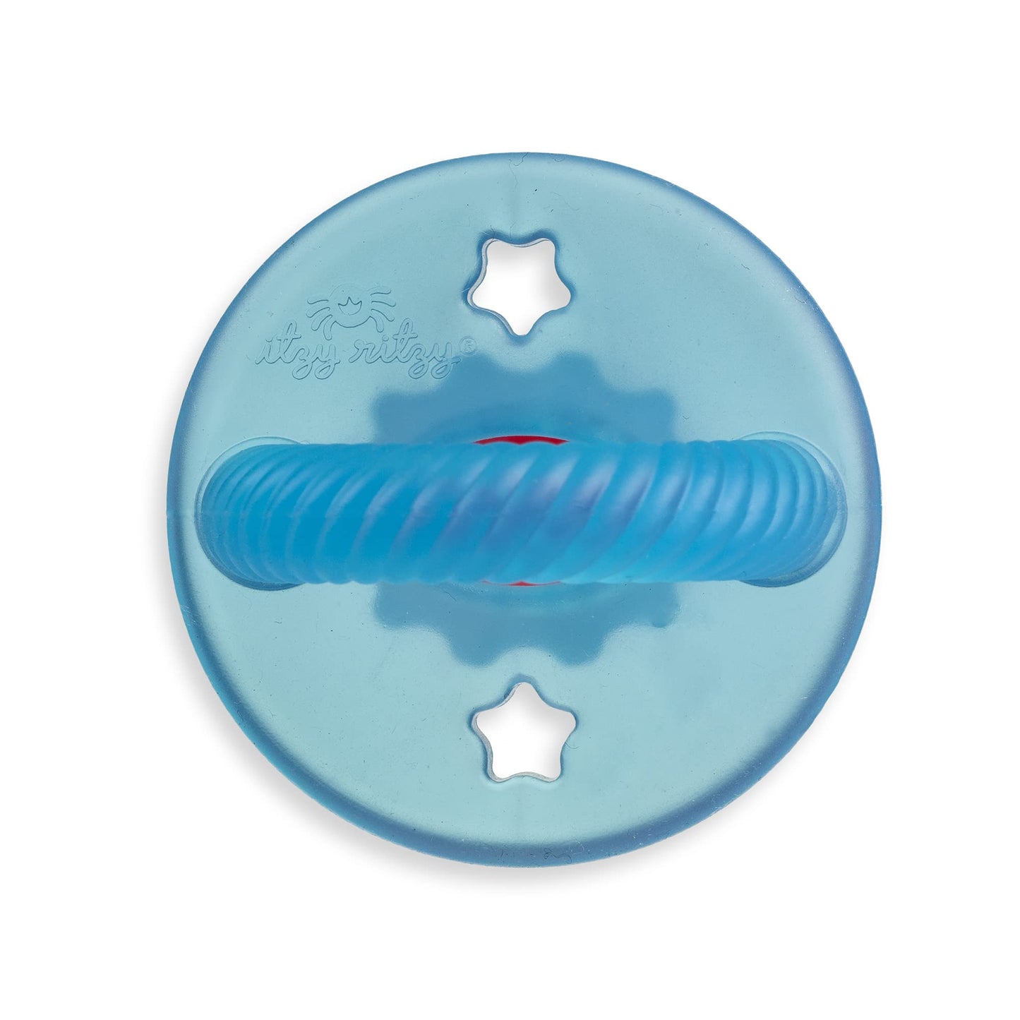Itzy Ritzy Silicone Teensy Teether - Flexible, Soft & Hollow Baby Teething Toy with Easy-to-Hold Handle - Designed for Ages 3 Months and Up (Hero Pop)
