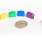 Plastic Houses: 90 Red, Blue, Yellow, Green, Orange, Purple, Black, White…