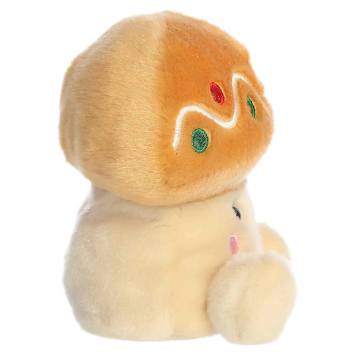 Aurora Palm Pals 4" Ginger Cookie Mushroom Festive Plush