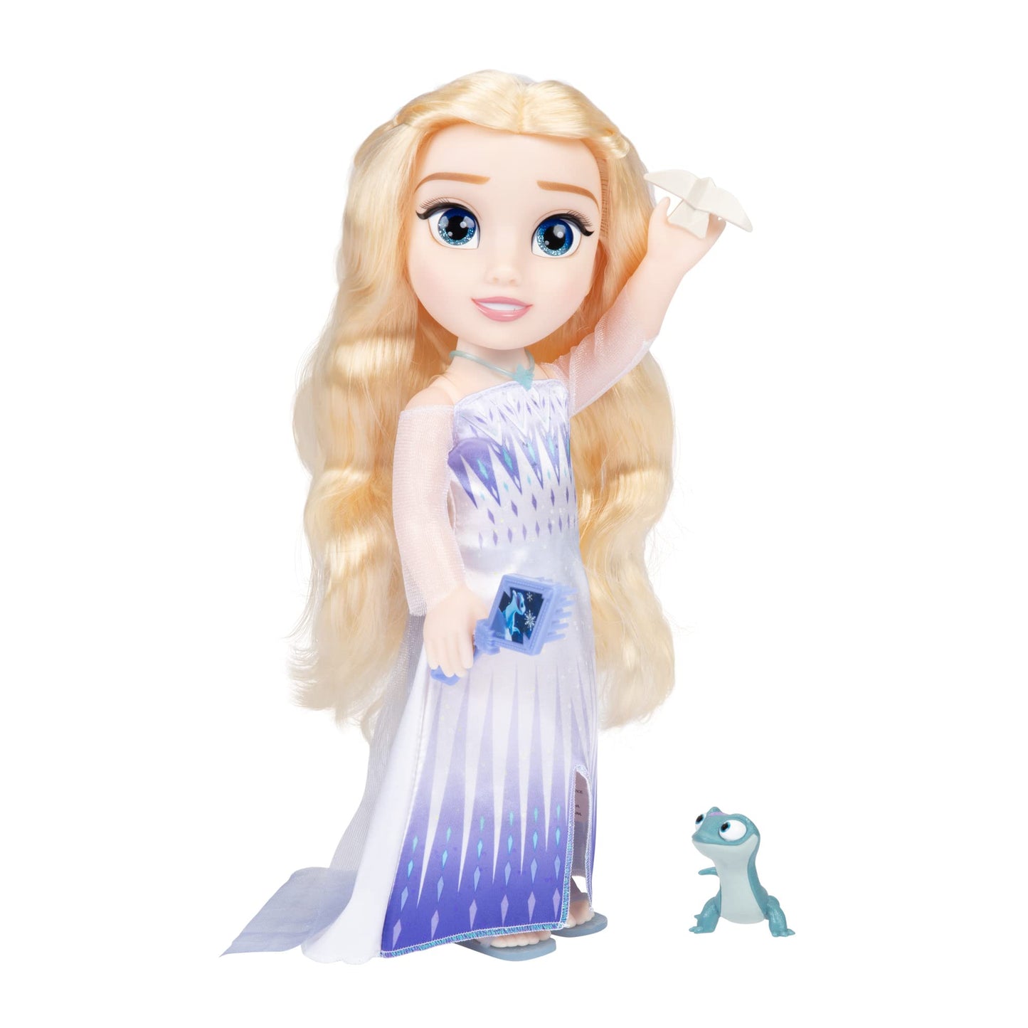 JAKKS Pacific Frozen Elsa Doll The Snow Queen My Singing Friend Elsa & Bruni Figure