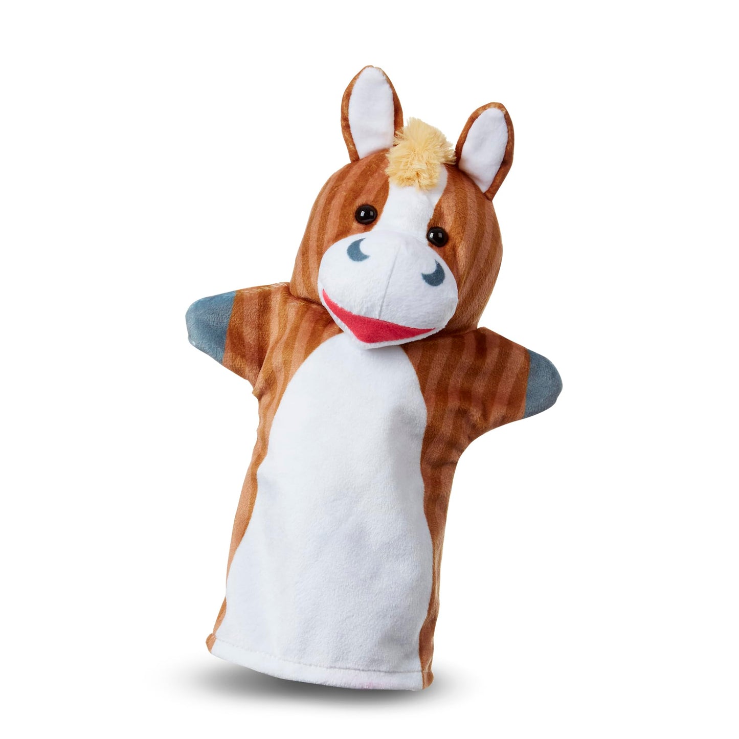 Melissa & Doug Barn Buddies Hand Puppets, Set of 6 (Cow, Sheep, Horse, Duck, Chicken, Pig)
