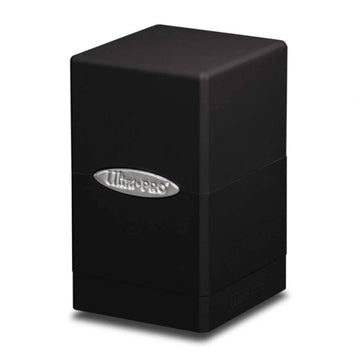 Ultra Pro Satin Tower Deck Box | Black | 1-Pack