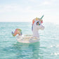 PoolCandy Inflatable 42" inch Animal Pool Tubes and Swim Rings (Rainbow Unicorn with Glitter Inflatable 42" inch Pool Tube)