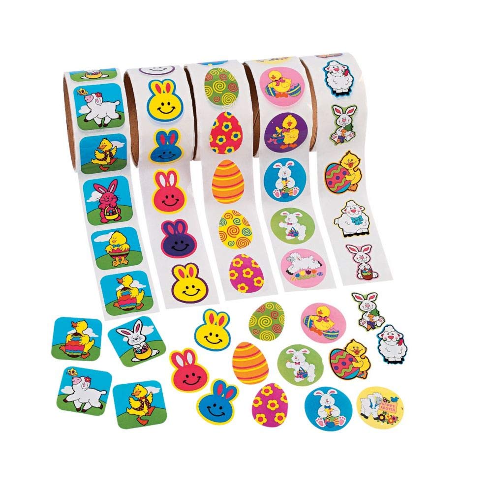 Easter ROLL Sticker Assortment (5RLS)