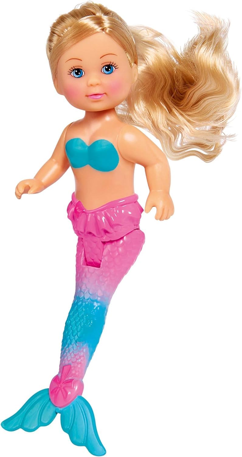 Simba Toys - Steffi Love and Evi Mermaid Friends | Includes Dolphin Figure and Seahorse Comb | Ages 3+