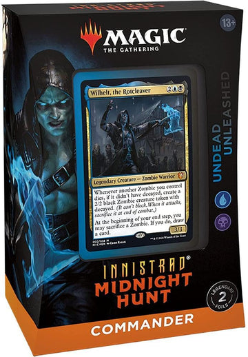 Magic: The Gathering Innistrad: Midnight Hunt Commander Deck - Undead Unleashed (Blue-Black)