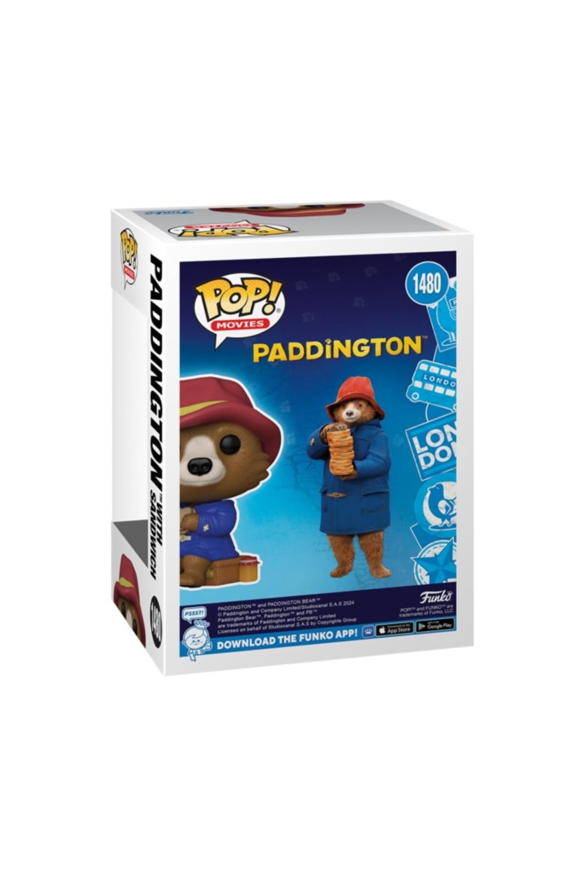 Funko Paddington with Sandwich Exclusive Funkon Pop Vinyl Figure 1480
