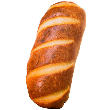 elfishgo 3D Simulation Bread Shape Pillow,Soft Butter Bread Food Plush Cushion Stuffed Toy for Home Decor 23.6"