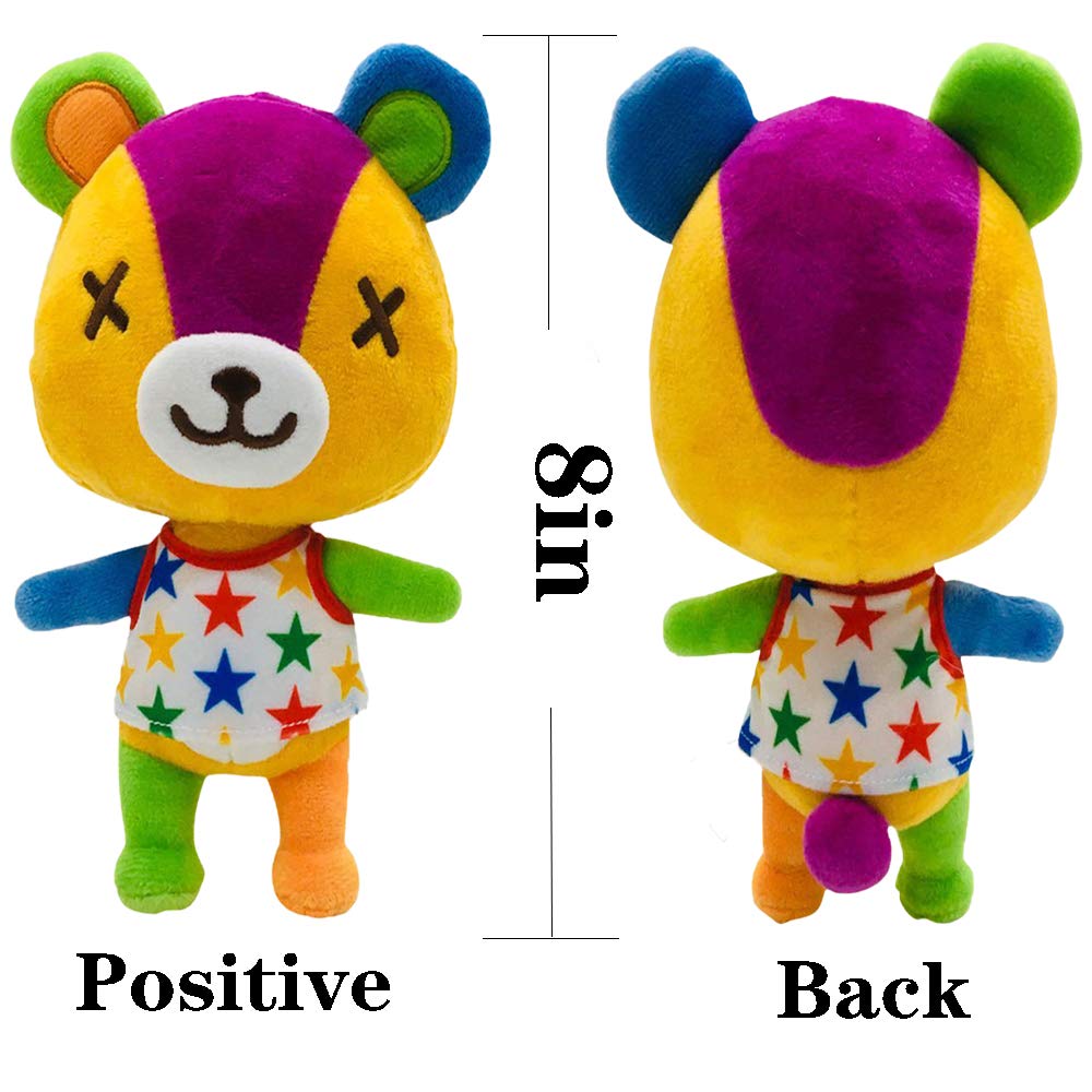 Ycixri Animal Crossing New Leaf Plush Toy Suitable for Collection, Animal Crossing: New Horizons Stuffed Doll Toy for Boy Girl Christmas Halloween