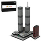 StrucToys World Trade Center Building Blocks, 1/2000 World Famous Architectural, 982pcs Assemble Model for Ault to Build and Display