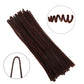 Christmas Pipe Cleaners Set 600Pieces 100 Brown Chenille Stems200 Red Pom Poms 300 Wiggle Eyes for Crafts