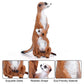 FLORMOON Animal Figures Realistic Mongoose Plastic Early Educational Toys Cupcake Topper Party Gift for Kids 2+ Year Old