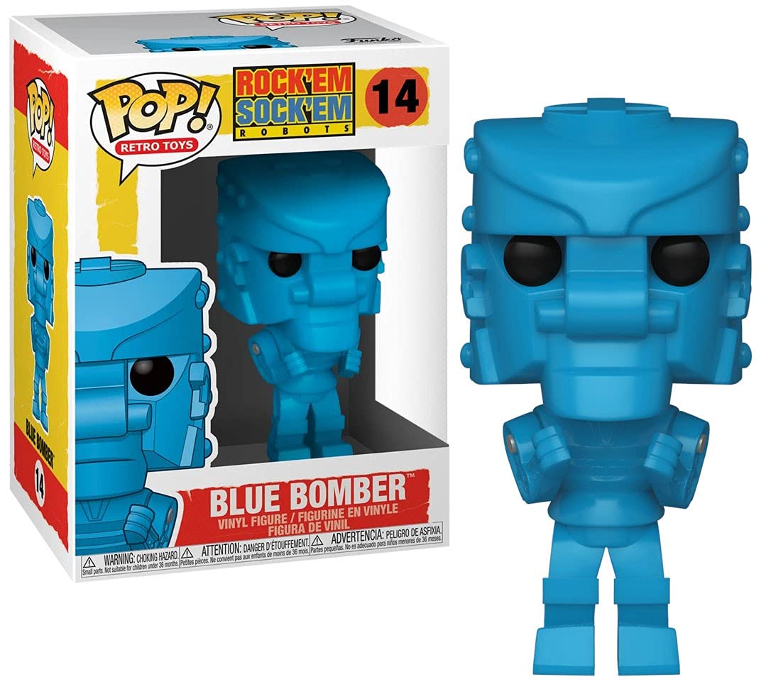 Funko Pop! Retro Toys: Mattel - Rock'Em Sock'Em Robot, Blue
