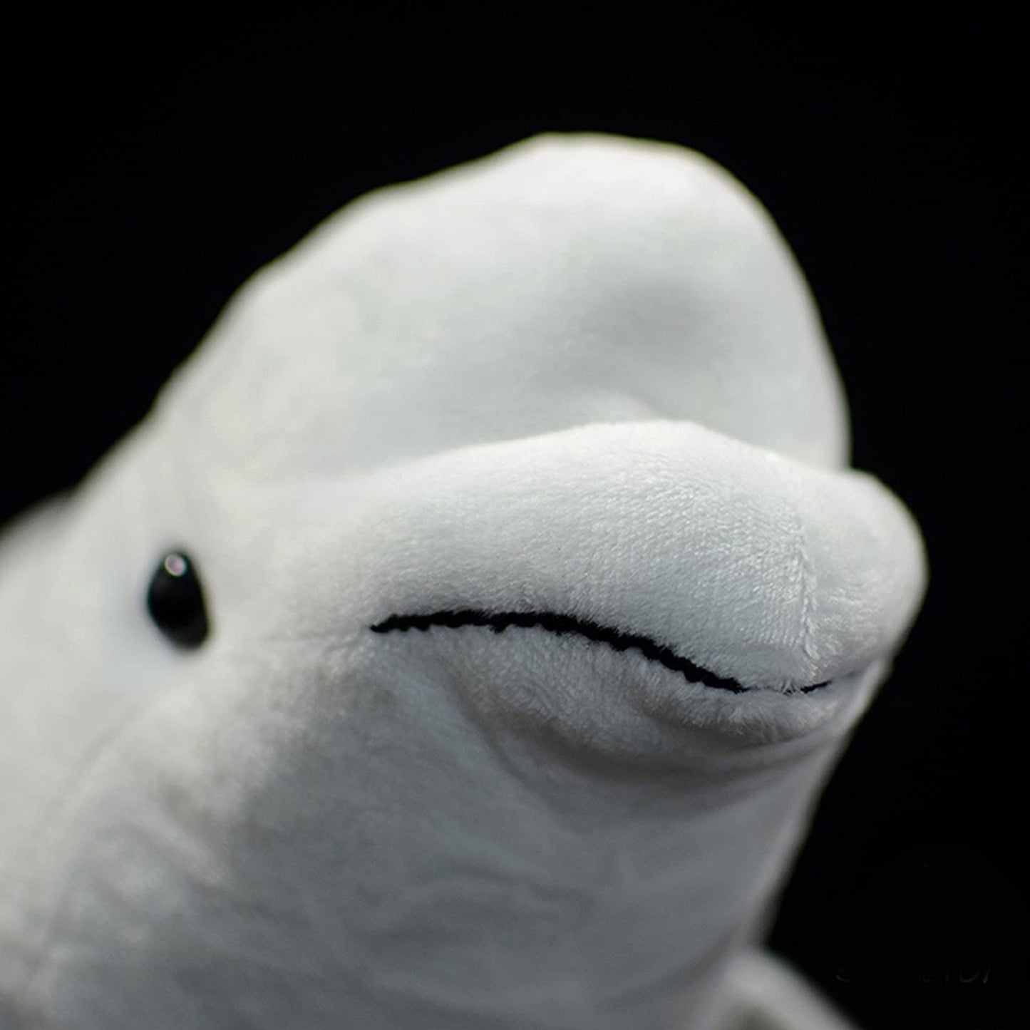 Frankiezhou Home Beluga Whale Plush Toy - Realistic 20.5" Grey Lifelike Frilled Six Gill Shark Stuffed Toy, Super Soft Sea Creatures Sharks Model