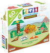 Tytan Tiles Dinosaurs 60-Piece Magnetic Tiles Building Set, Dino Safari Land Kids’ STEM Toy, Creative Play, Shape & Pattern Recognition, Fine Motor