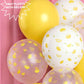 xo, Fetti Lemon Printed Balloons - 24 Latex Balloons | Lemon Party, Bridal Shower, Summer Decor, Birthday, Yellow, Coastal, Citrus Glam, Lemonade,