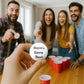 Funny Beer Pong Balls - 6-Pack of Humorous Phrases for Epic Party Games, Hilarious Drinking Fun | College Gifts Supplies Dorm Room Accessories Gag