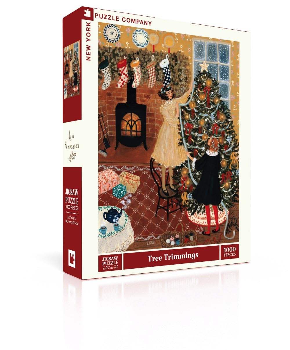 New York Puzzle Company - Loré Pemberton Tree Trimmings - 1000 Piece Jigsaw Puzzle for Adults by Loré Pemberton