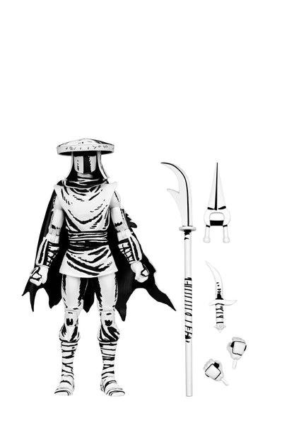 NECA Teenage Mutant Ninja Turtles (Mirage Comics) 1:7 Scale Collectible Action Figure, Elite Foot Ninja Guard Black & White Figure
