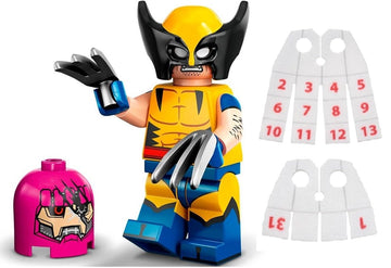 LEGO Marvel Series 2 Minifigure: Wolverine Minifigure Calendar Man Capes - Superheroes 71039