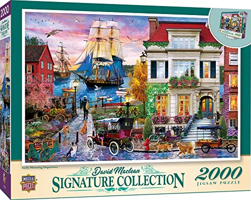 MasterPieces 2000 Piece Jigsaw Puzzle for Adults, Family, Or Youth - Early Morning Departure - 39"x27"