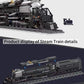 Affxinglib BIGBOY Steam Train Building Blocks Set Locomotive with Train Tracks Model Trains Building Toys for Adults and Teens(1608pcs)