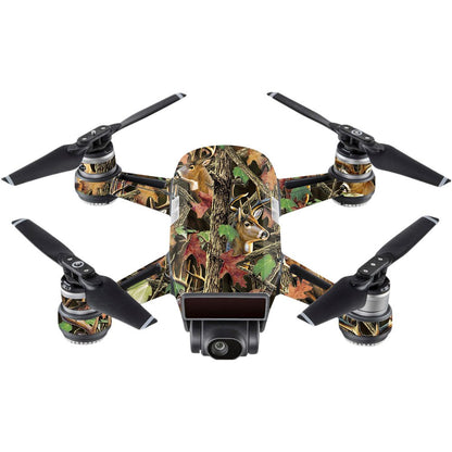 MightySkins Skin Compatible with DJI Spark Mini - Buck Camo | Protective, Durable, and Unique Vinyl Decal wrap Cover | Easy to Apply, Remove,