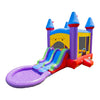 HeroKiddo 26x14 Jelly Bean Commercial Inflatable Bouncer Dual Slide Pool