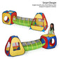 UTEX 3 in 1 Pop Up Play Tent with Tunnel, Indoor/Outdoor Playhouse
