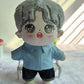 niannyyhouse 10cm 15cm 20cm Plush Doll Clothes Solid Shirt Soft Stuffed Plush Toy Dress Up Accessories (a2, 10cm)