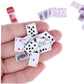 1 Set Fashion Miniature Playing Cards Dolls Poker Dolls Decoration Dollhouse Accessories Decoration for Doll Accessories Scale Dollhouse Play Sets
