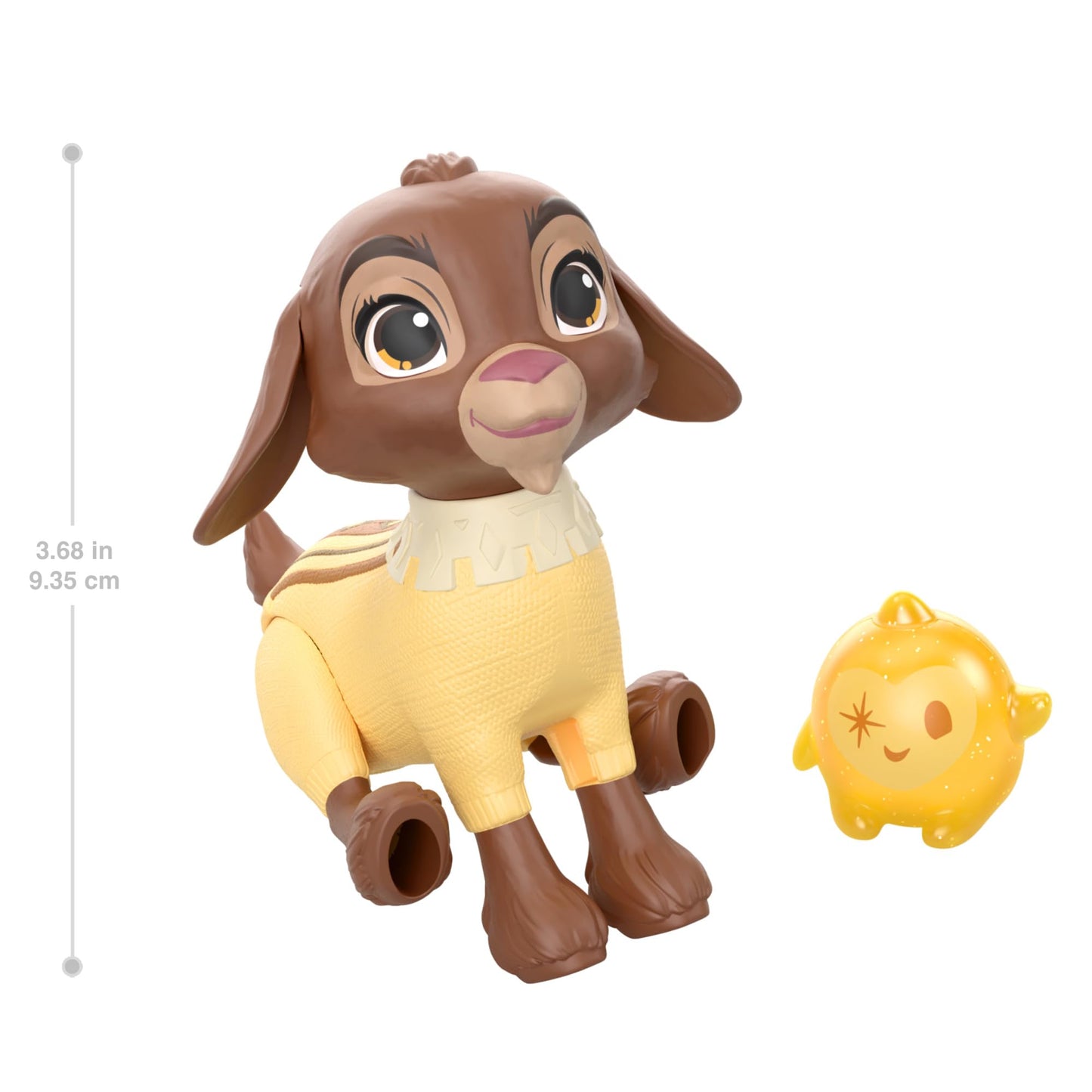 Mattel Disney Wish Dolls, Valentino & Star Figures Set & 6 Accessories Like Pet Bed & Blanket, Goat Figure Bends Back Legs, Inspired by The Movie