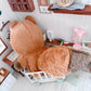 niannyyhouse 20cm Plush Doll Clothes Rabbit Fox White Bear Gray Wolf Onesie Glasses 8in Stuffed Doll Accessories Dress Up (Brown)